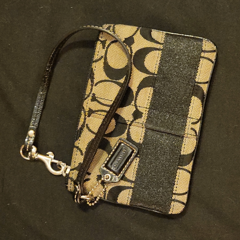 Coach mini clutch